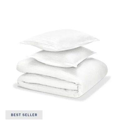 Mila Matelassé Duvet Cover & Shams Set