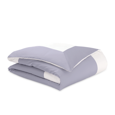 Reversible Color Block Sateen Duvet Cover